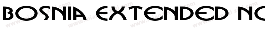 Bosnia Extended Normal字体转换